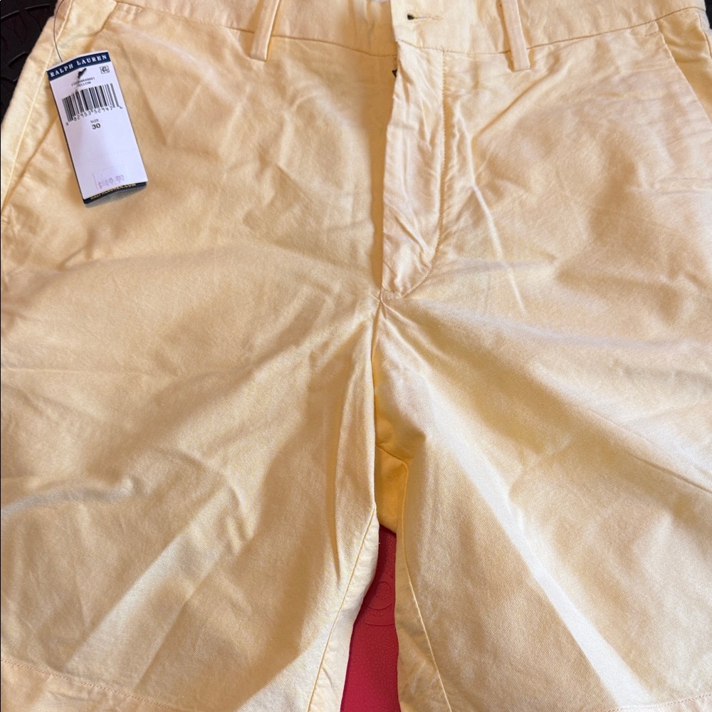 Ralph Lauren Soft Yellow Casual Shorts